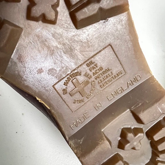 Dr Martens England 3989/59 Brown Leather Brogue Oxford Shoes Men's 7 - Picture 9 of 10